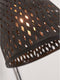 GOOD&MOJO Wandlamp Java - Bamboe Zwart - Ø15cm - Binnen Modern