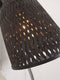 GOOD&MOJO Wandlamp Java - Bamboe Zwart - Ø15cm - Binnen Modern