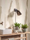 GOOD&MOJO Wandlamp Java - Bamboe Zwart - Ø15cm - Binnen Modern