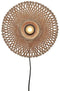 GOOD&MOJO Wandlamp Kalimantan - Bamboe - Ø30cm - Binnen Modern