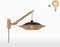 GOOD&MOJO Wandlamp Kalimantan - Bamboe Zwart/Naturel - 55x44x45cm - Binnen Scandinavisch,Bohemian