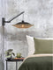 GOOD&MOJO Wandlamp Kalimantan - Bamboe Zwart/Naturel - 55x44x45cm - Binnen Scandinavisch,Bohemian