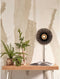 GOOD&MOJO Wandlamp Kalimantan - Zwart/Bamboe - Ø30cm - Binnen Modern