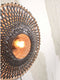 GOOD&MOJO Wandlamp Kalimantan - Zwart/Bamboe - Ø30cm - Binnen Modern