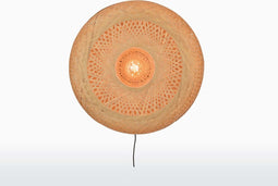 GOOD&MOJO Wandlamp Palawan - Bamboe - Ø60cm - Binnen Scandinavisch,Bohemian