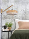GOOD&MOJO Wandlamp Palawan - Bamboe/Wit - 55x40x45cm - Binnen Scandinavisch,Bohemian