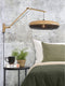 GOOD&MOJO Wandlamp Palawan - Bamboe/Zwart - 105x60x55cm - Binnen Scandinavisch,Bohemian