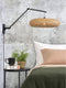 GOOD&MOJO Wandlamp Palawan - Bamboe Zwart/Naturel - 100x40x70cm - Binnen Scandinavisch,Bohemian