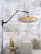 GOOD&MOJO Wandlamp Palawan - Bamboe Zwart/Wit - 105x60x55cm - Binnen Scandinavisch,Bohemian