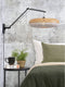 GOOD&MOJO Wandlamp Palawan - Bamboe Zwart/Wit - 105x60x55cm - Binnen Scandinavisch,Bohemian