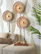 GOOD&MOJO Wandlamp Pantanal - Zeegras/Rood - Ø45cm - Binnen Modern