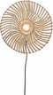 GOOD&MOJO Wandlamp Zanzibar - Rotan Wit - Ø40cm - Binnen Modern