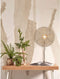 GOOD&MOJO Wandlamp Zanzibar - Rotan Wit - Ø40cm - Binnen Modern