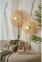 GOOD&MOJO Wandlamp Zanzibar - Rotan Wit - Ø40cm - Binnen Modern
