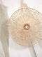 GOOD&MOJO Wandlamp Zanzibar - Rotan Wit - Ø55cm - Binnen Modern