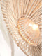 GOOD&MOJO Wandlamp Zanzibar - Rotan Wit - Ø55cm - Binnen Modern