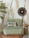 GOOD&MOJO Wandlamp Zanzibar - Rotan Zwart - Ø55cm - Binnen Modern
