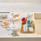 Good Morning cake stand White / gold / Porcelain