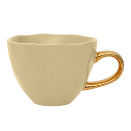 Good Morning cup Cappuccino/Tea, Rattan Yellow / Ceramic