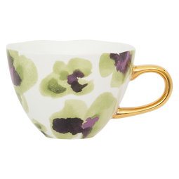Good Morning cup Cappuccino/Tea Violet Multi / Ceramic