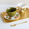 Good Morning cup Fir Green Coffee Ø8 cm / Green