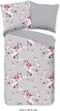 Good Morning Dekbedovertrek Belle 135x200 cm grijs