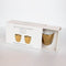 Good Morning egg cup, Set of 2, in gift pack Gold / Ceramic