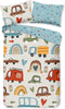 Good Morning Kids Dekbedovertrek Land and Sea - 140x220cm + 60x70cm - Set van 2 stuks - Multi