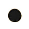 Good Morning plate Black Ø17 cm / Black