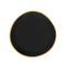 Good Morning plate Black Ø9 cm / Black