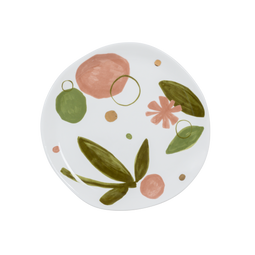 Good Morning plate Expressive Green / Porcelain