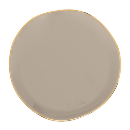 Good Morning plate Gray Morn Ø17 cm / Natural