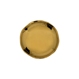 Good Morning plate Grow Green/Gold Ø9 cm / Gold