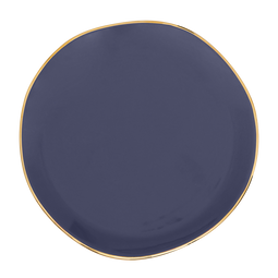 Good Morning plate Purple Blue Ø17 cm / Blue