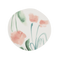 Good Morning plate Spring Flowers White / Ceramic