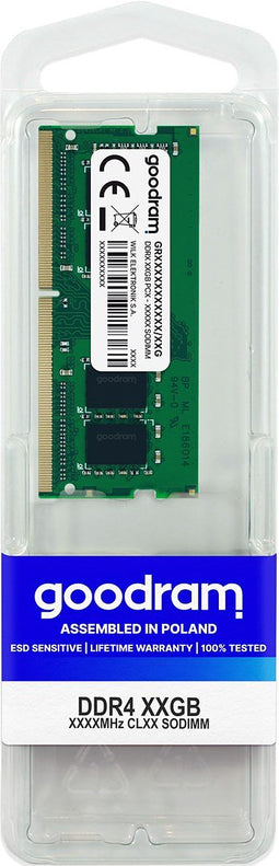 Goodram GR2666S464L19S/16G memory module 16 GB 1 x 16 GB DDR4 2666 MHz