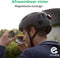 GOOFF® PILOT 3 in 1 fietshelm met afneembaar vizier - matzwart - lichtgewicht - maat L