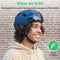GOOFF® PILOT 3 in 1 fietshelm met afneembaar vizier - matzwart - lichtgewicht - maat XL