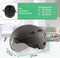 GOOFF® PILOT 3 in 1 fietshelm met afneembaar vizier - matzwart - lichtgewicht - maat L