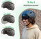 GOOFF® PILOT 3 in 1 fietshelm met afneembaar vizier - matzwart - lichtgewicht - maat L