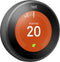 Google Nest Learning Thermostat - Slimme thermostaat - Zwart