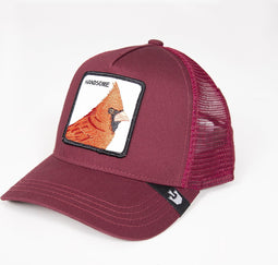 Goorin Bros Cap - Handsome - Maroon - One Size - Trucker Cap - Pet Heren - Petten - Caps