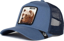Goorin Bros Pet - Bear - Big Bear Trucking - One Size - Blauw - Trucker Cap Heren - Pet Heren Volwassenen - Pet Dames - Petten - Trucker Cap Heren