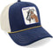 Goorin Bros - Sapphire GOAT Velvet Jewel Tones Blue A-Frame Trucker Cap