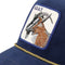 Goorin Bros - Sapphire GOAT Velvet Jewel Tones Blue A-Frame Trucker Cap