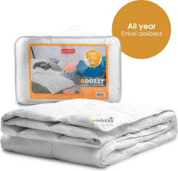 Goozzy® dons dekbed - 100% donzen dekbed – All year enkel - premium - 200x200 cm