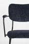 Zuiver Benson Armstoel - Blauw - Set van 2