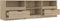 vidaXL - Tv-meubel - 150x33,5x45 - cm - bewerkt - hout - sonoma - eikenkleurig