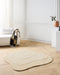 GORANO - Vloerkleed - Beige - 160 x 160 cm - Viscose
