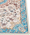 GORDES - Loper tapijt - Beige/Blauw - 80 x 240 cm - Polyester